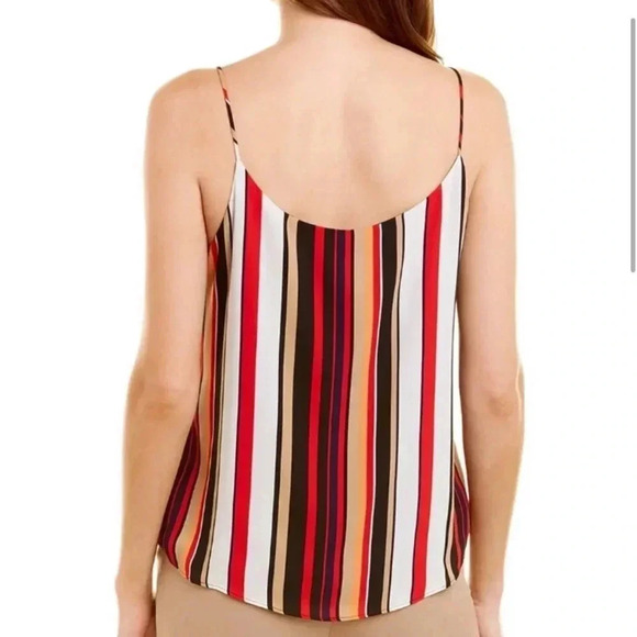 Anne Klein Womens Striped Cami Spaghetti Strap Tank Top Shirt NWT Size Medium - Picture 2 of 9
